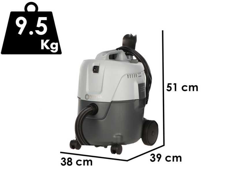 Nilfisk VL200 20 PC EU - Wet and dry hoover - 20 litre plastic drum - 1500W