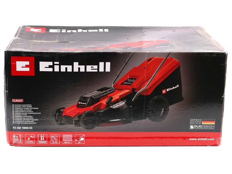 Einhell GC-EM 1800/43 - Electric lawn mower - 1800 W - Cut 43 cm