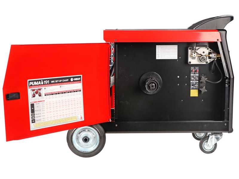 HELVI Puma 191 - Multiprocessing Inverter Welding Machine (MIG-MAG/MMA/TIG), Direct Current (DC)