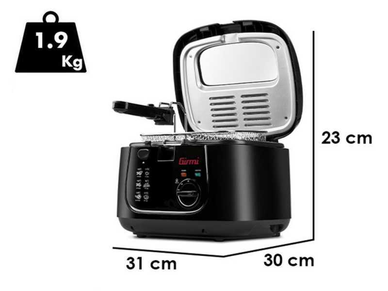 Girmi FG21 - Compact air fryer 2.5L