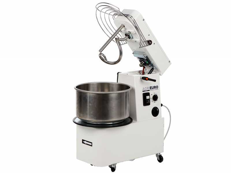 Mixer 3000 H2O Deluxe - Liftable spiral mixer - 24 kg three-phase 2-speed high hydration