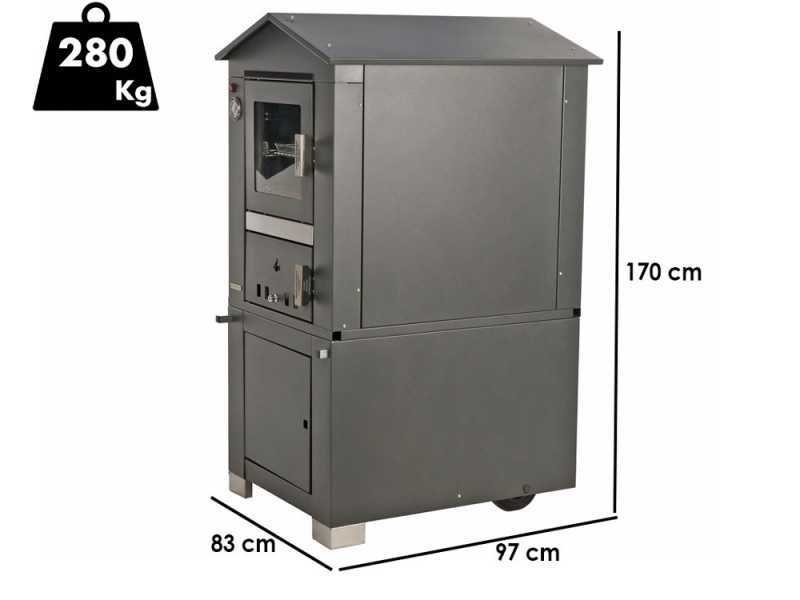 Domizio 80 outdoor wood-fired oven - 45x80 cm