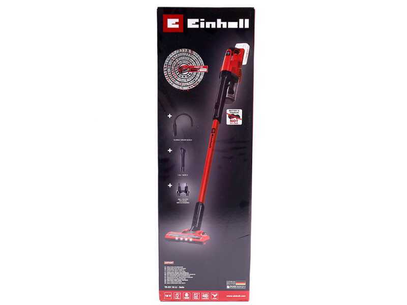 Einhell TE-SV 18 Li - Vacuum Cleaner - Battery-powered Broom - 2 in 1 - WITHOUT BATTERY AND CHARGER