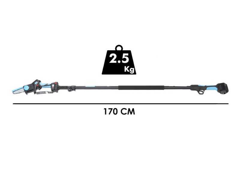 Campagnola T-CAT M V1 - Battery-powered Electric Hand-operated Pruner on Pole - 2x 14.4V 2.5Ah