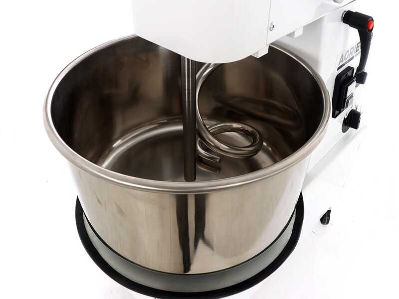 Mixer 3000 T-2G Deluxe DIG - Liftable Spiral Mixer - From 24 Kg three-phase with 2 speeds - Digital Screen