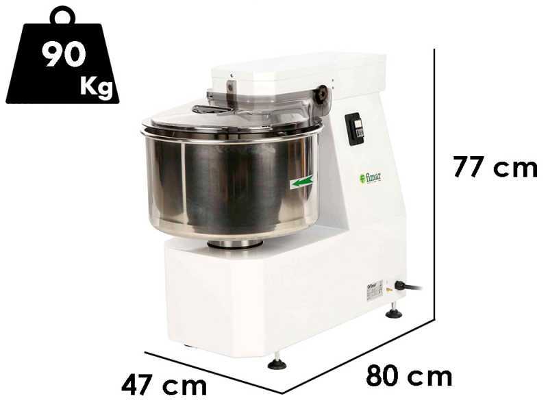 Fimar 40LN - Spiral Mixer - Three-Phase - 36 Kg