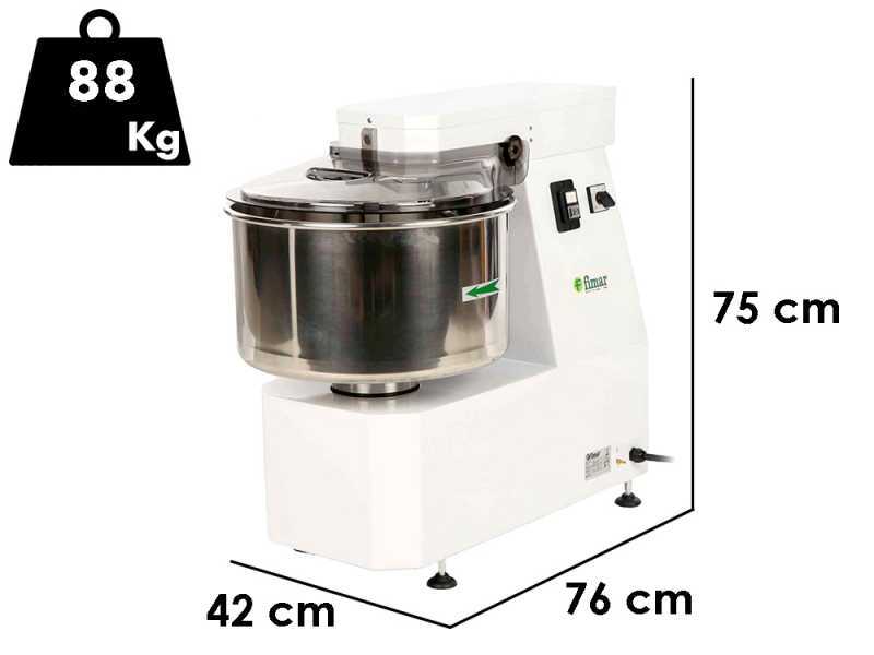 Fimar 30LN - Spiral Mixer - Three-Phase - 25 Kg - 2 Speeds