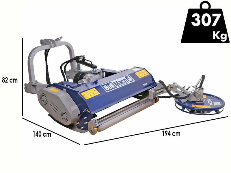 BullMach Maia 115 SH - Grass shredder , best deal on AgriEuro