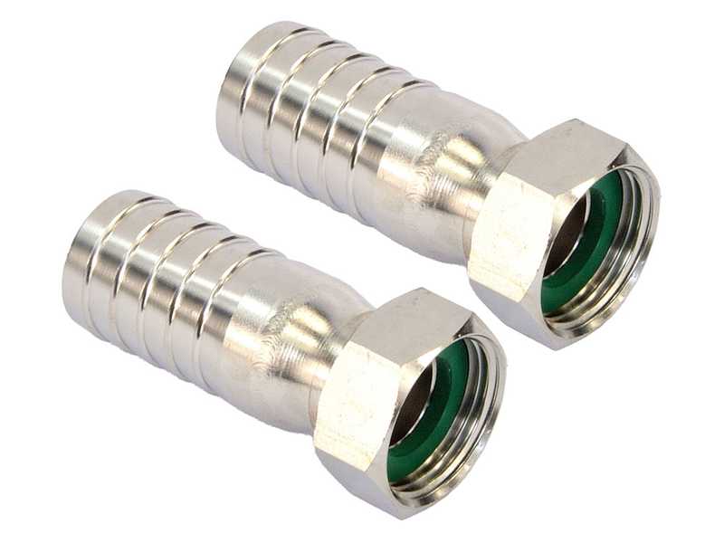 Tellarini ALM 30 - Electric Stainless Steel Oil Transfer Pump - STAINLESS STEEL Straight Fittings
