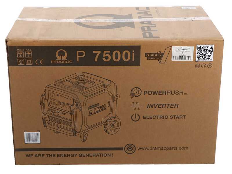 Pramac P7500I single-phase 6.5 kW inverter power generator