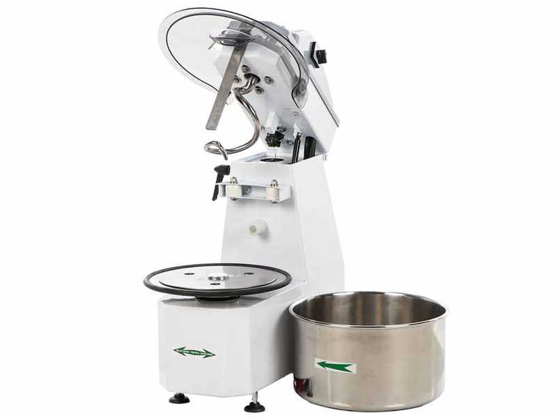 Fimar 38SR - Spiral mixer with tilting head - Three-phase - 2 speeds