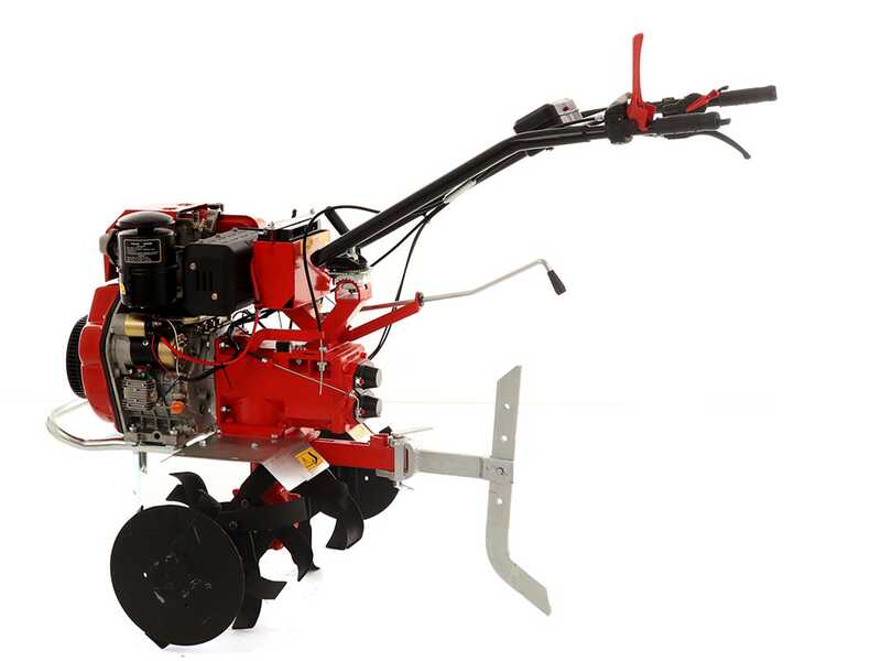 Diesse DS84 - 10.5 HP Diesel Garden Tiller - Vulcan 418cc with Electric Start