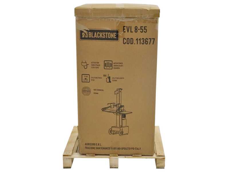 Blackstone EVL 8-55 - Electric log splitter - Vertical