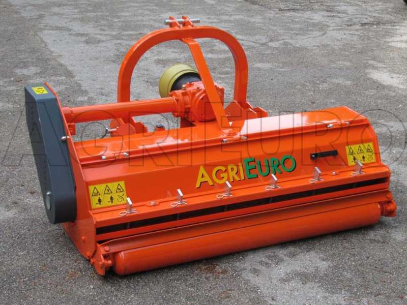 Wood and grass flail mower AgriEuro MF 140 medium series fixed linkage