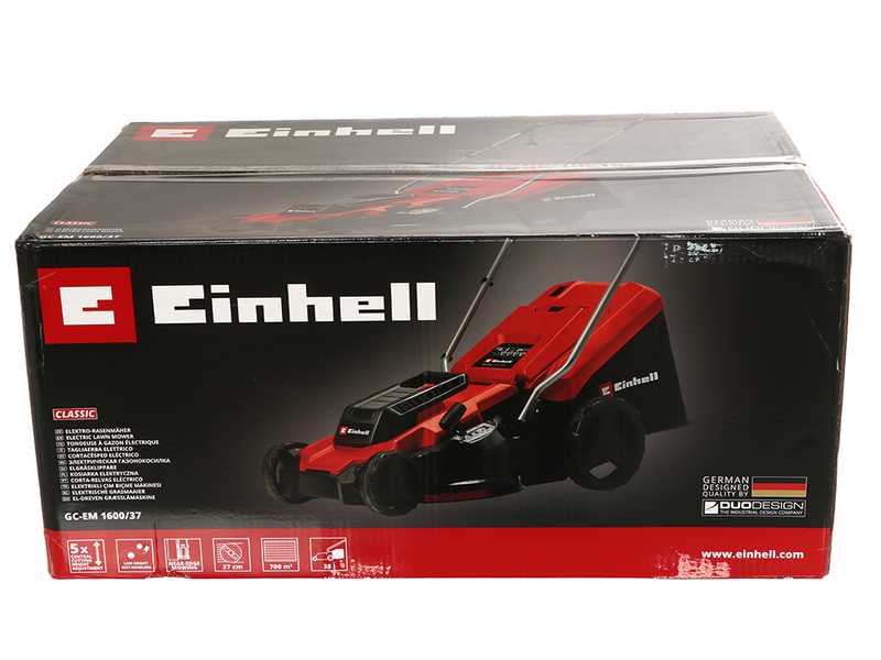 Einhell GC-EM 1600/37 - Electric lawn mower - 1600 W - Cutting 37 cm