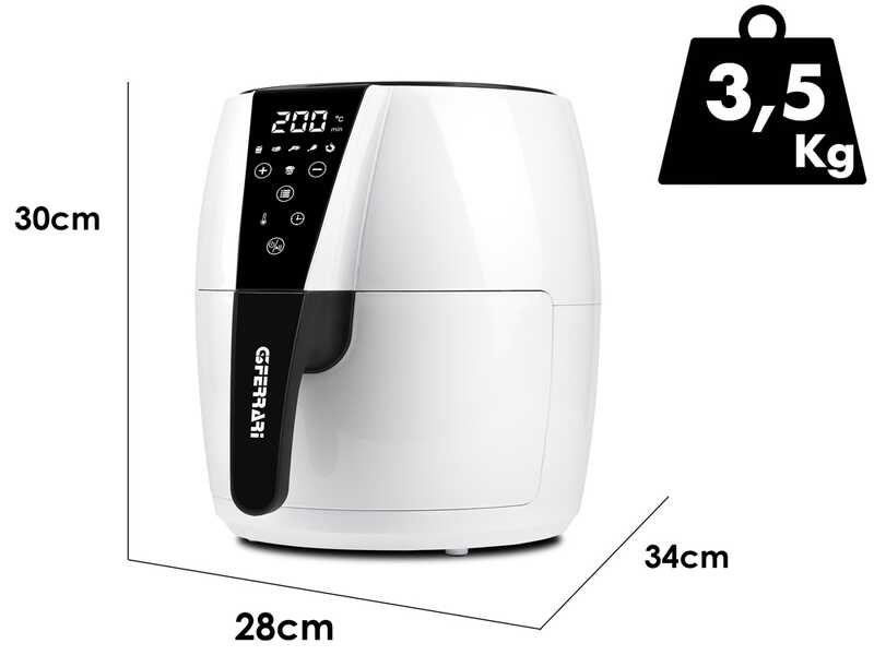 G3 Ferrari Friggisano Easy - Digital air fryer 4.8L