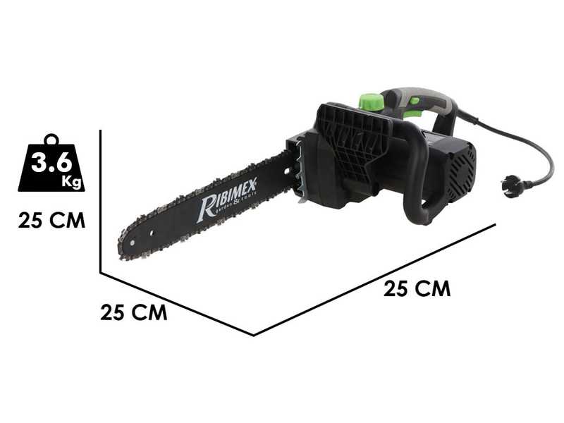 Ribimex PRTRE352 - Electric ChainSaw - 1600 W - 35 cm blade