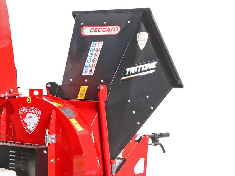 Ceccato Tritone Monster Cingo - Self-propelled tracked shredder - Honda GX390 engine