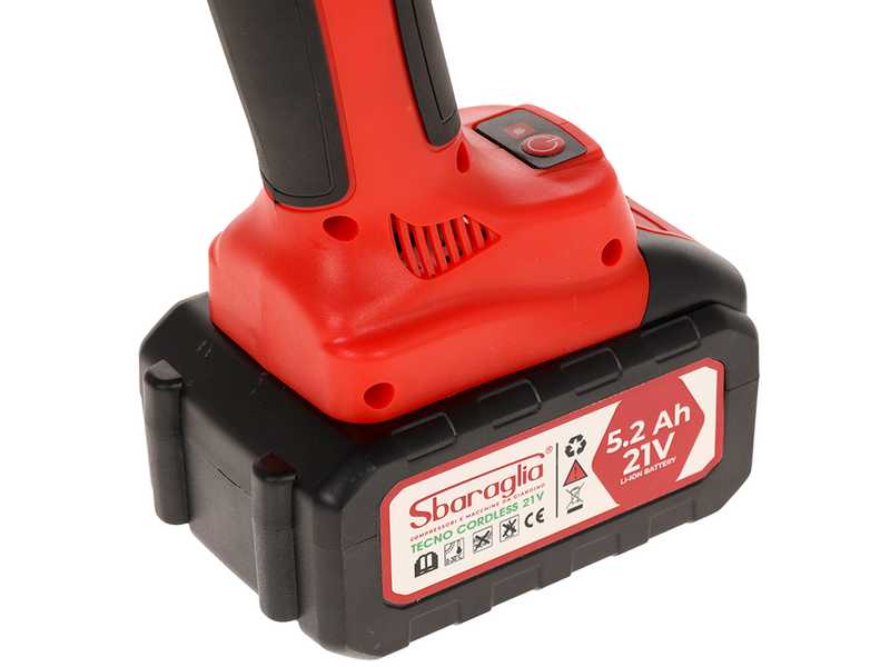 Sbaraglia Tecno Smart 37 - Battery Electric Scissors - 21V/5.2Ah