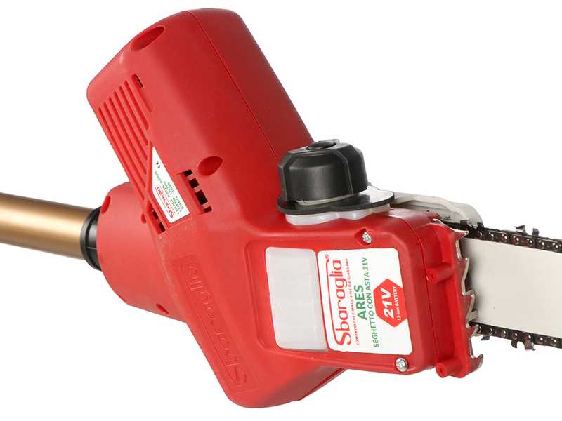Sbaraglia Ares 21V - Battery-operated pruner on extension pole - WITHOUT BATTERY AND CHARGER