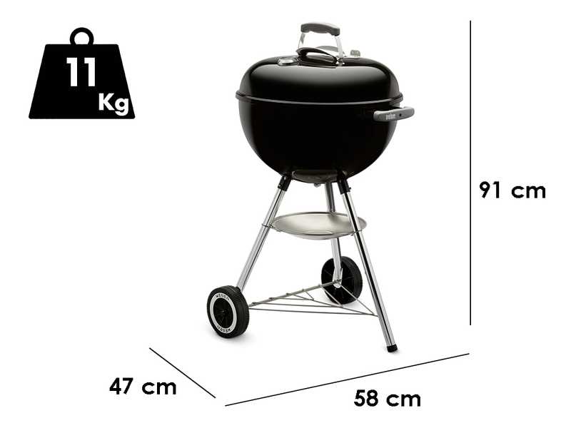 Weber Classic Kettle 47cm - Charcoal barbecue