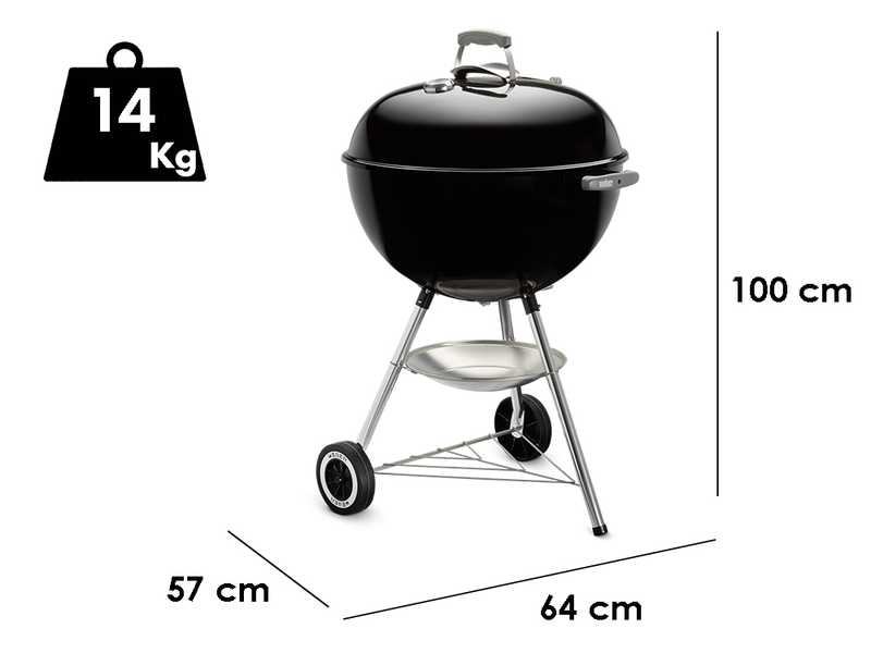 Weber Classic Kettle 57cm - Charcoal Barbecue
