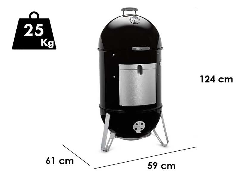 Weber Smokey Mountain Cooker - Charcoal smoker barbecue - 57 cm