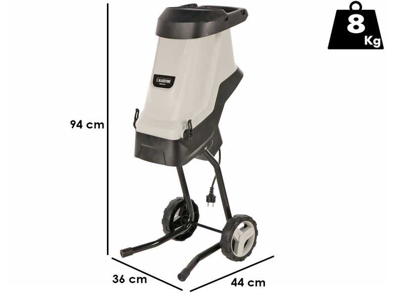 BlackStone SHRED 45 BL - Electric shredder - Reversible knives and collecting bag