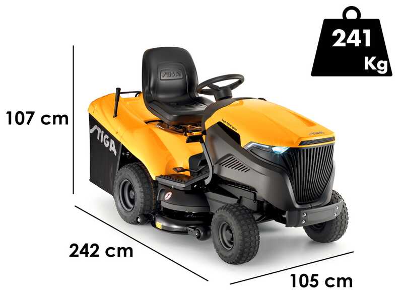 Stiga Estate 7102 W Special - Lawn tractor - Honda GXV 630 engine