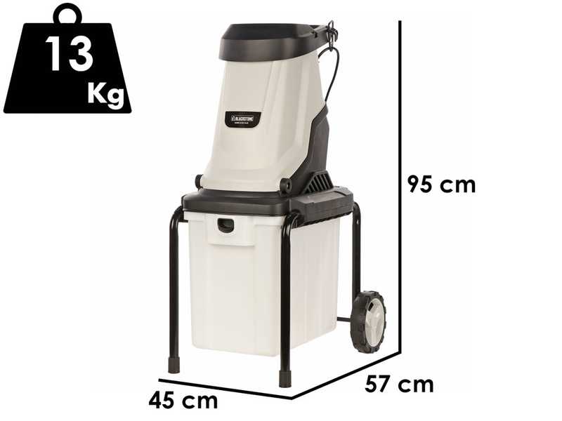 BlackStone SHRED 45 BL PLUS - Electric shredder - Reversible knives - Collection box
