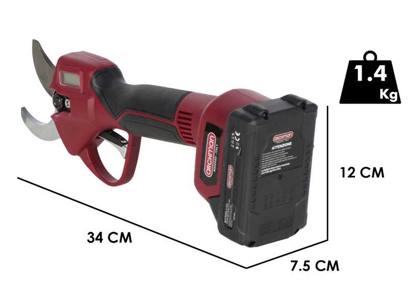 Archman FE07-40A - Battery pruning shear - 2x 21V 2Ah - &Oslash; 40 mm