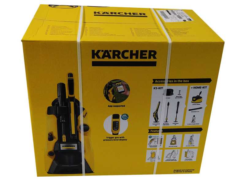 Karcher K5 Power Control Flex Home - Pressure Washer with Surface Cleaner T 5 - 145 bar - 500 l/h