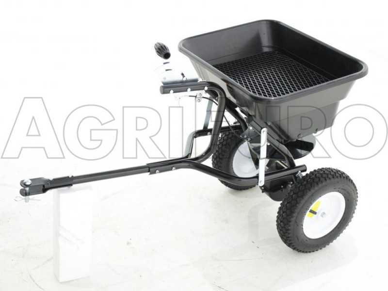 Geotech Trailed Compost Spreader and Seeder for Riding-on Mowers