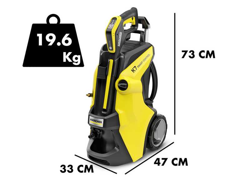 Karcher K7 Smart Control Flex - Cold water pressure washer - 180 bar - 600 L/h - With Bluetooth