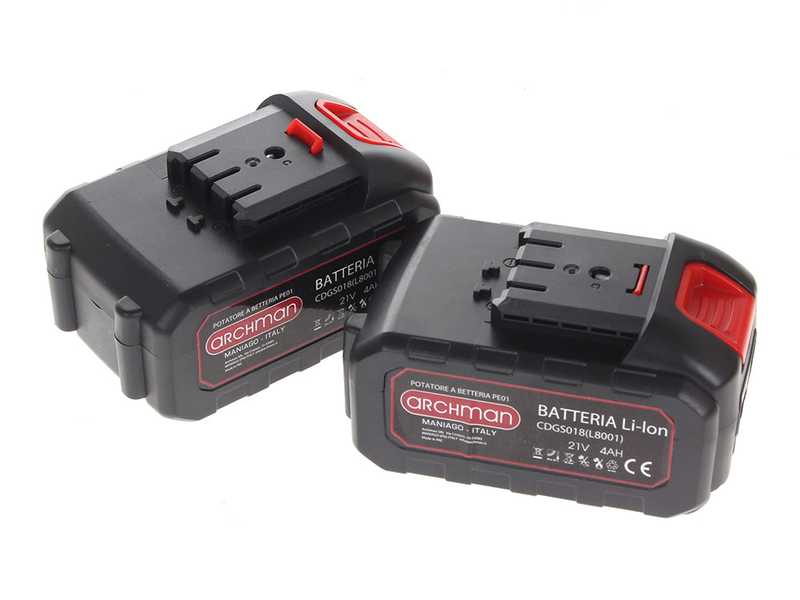 Archman PE01X - Electric Battery Pruner - 2x 21V 4Ah