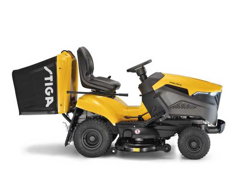 Stiga Estate 7102 W SE 90 - Lawn Tractor - Hydrostatic Transmission - Collection Bag - Mulching