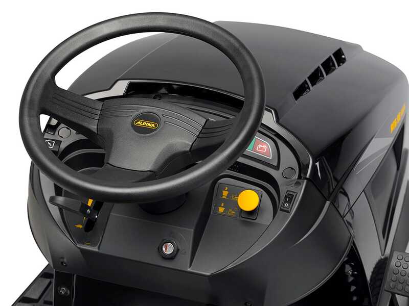 Alpina AT6 98 HWA - Ride-on Lawn Mower - Collection Bag - Hydrostatic Transmission