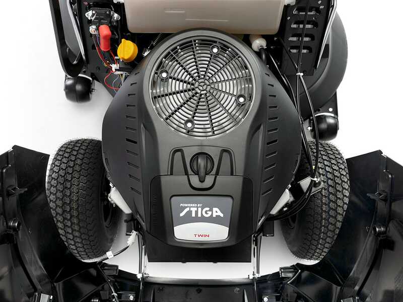Alpina AT4 98 HWA - Ride-on Lawn Mower - Collection Basket - Hydrostatic Transmission