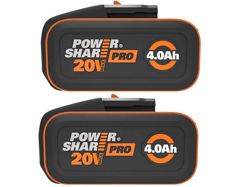 2 Pro Powershare WA3644 20V 4Ah lithium battery-powered with indicator - Worx