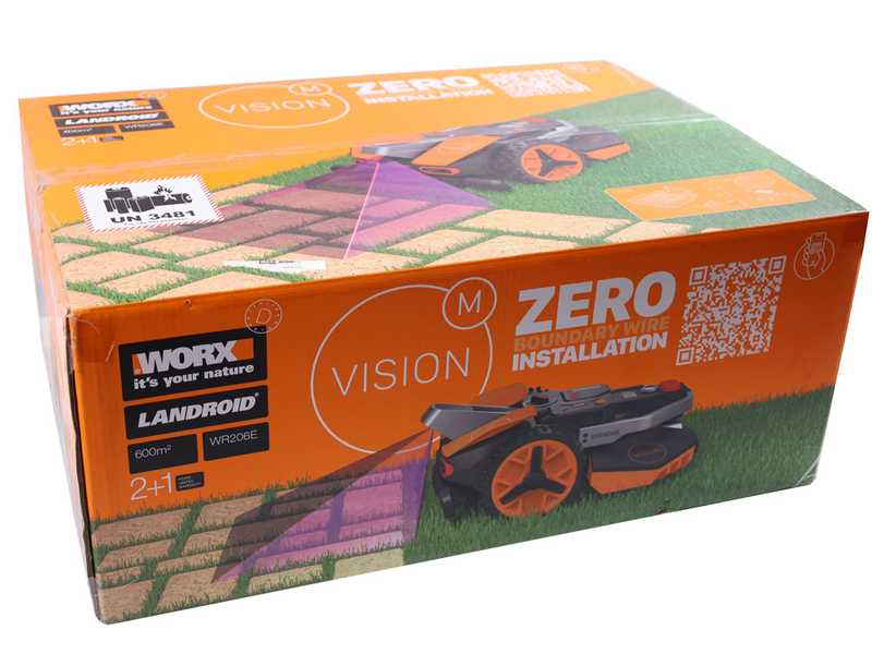Worx Landroid Vision L1600 WR216E - Lawn Mower Robot - Without installation