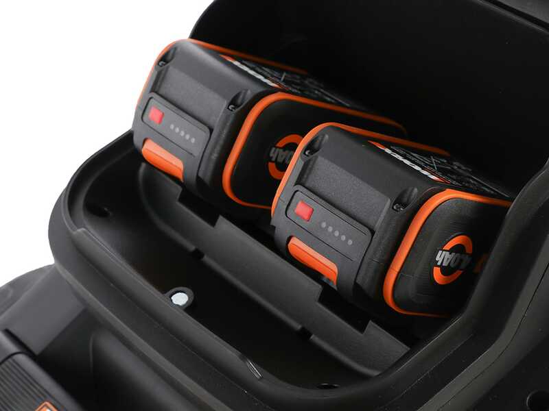 Worx Nitro WG737E - Battery-powered Lawn Mower - 2x20V/4Ah + Free: 2x20V/4Ah batteries  - 37cm Cutting Width