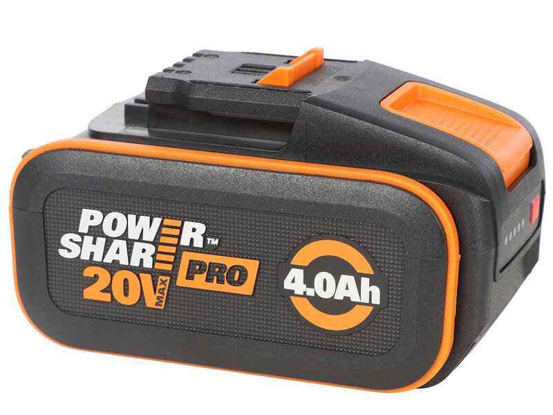 Worx Nitro WG737E - Battery-powered Lawn Mower - 2x20V/4Ah + Free: 2x20V/4Ah batteries  - 37cm Cutting Width