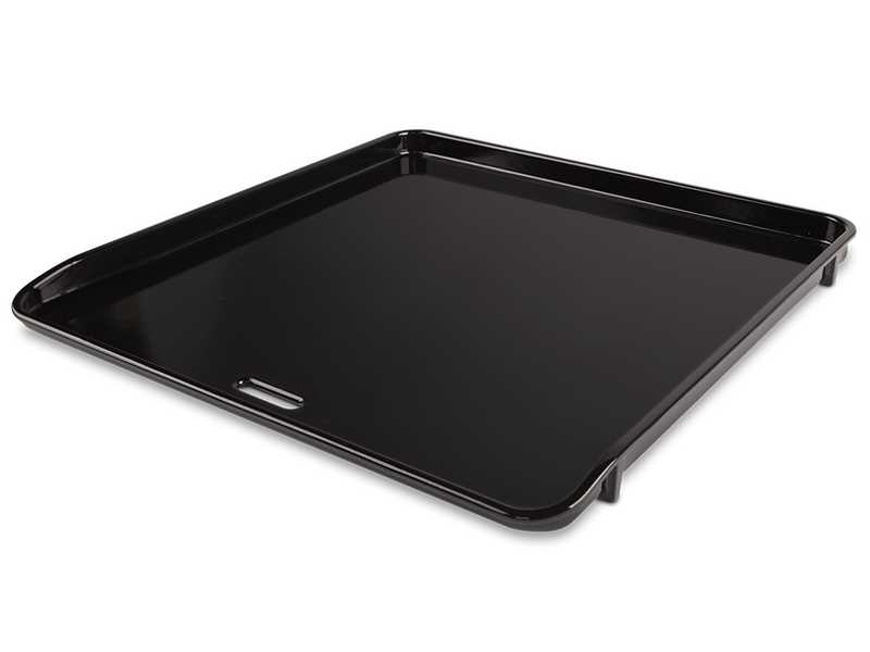 Large Enamelled Cast Iron Griddle Weber Crafted