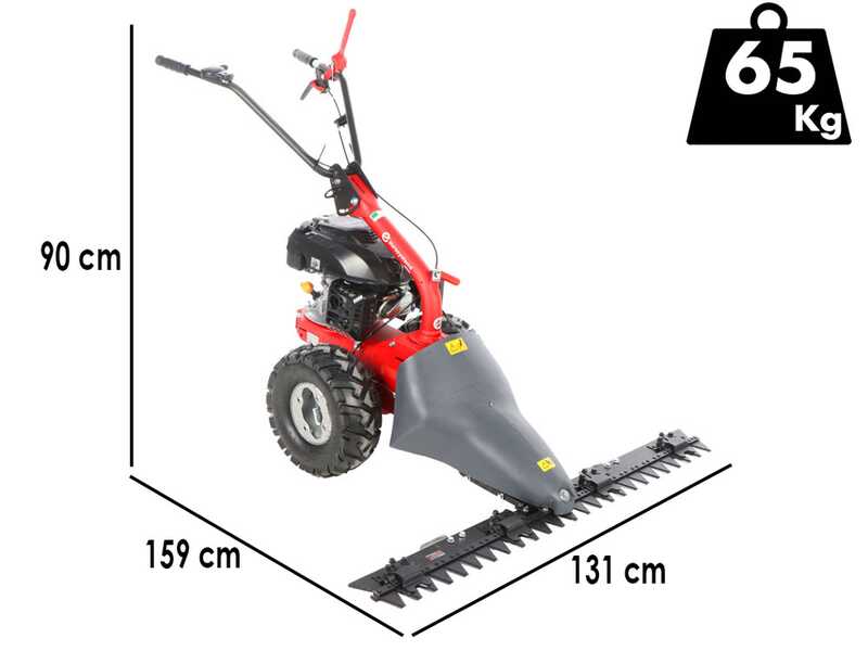 Eurosystems M310 - Two-blade Mower - Cutting Width 127 cm - Rato RV200 OHV