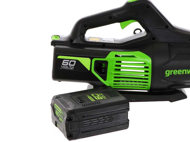 Greenworks GD60ABK4 - Battery-powered axial blower - 60V/4Ah