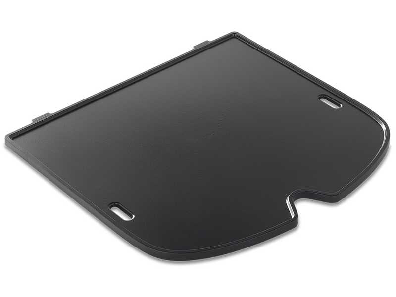 Weber cast iron griddle for Weber Traveler barbecue