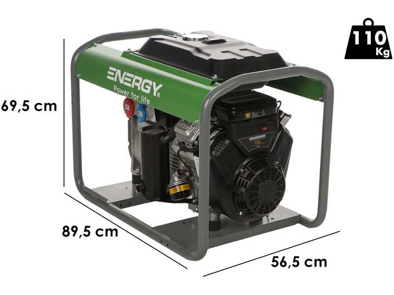 Energy EY-12TB - Petrol Power Generator 9.6 kW - Continuous 8.5 Three-phase