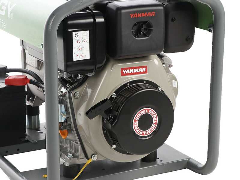 Energy EY-7MDE AVR - Diesel Power Generator with AVR 5 kW - Continuous 4.5 Single Phase