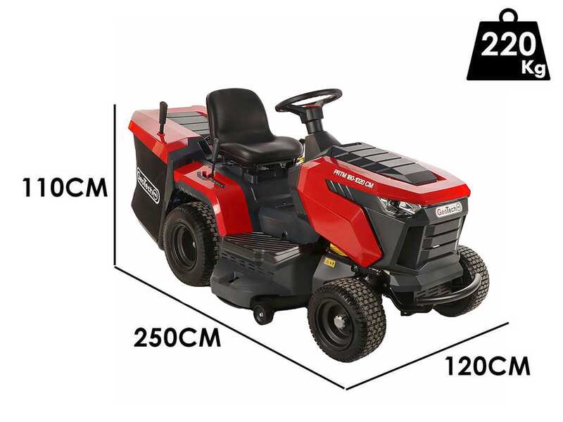 GeoTech-Pro PRTM 180-1020 CM - Lawn Tractor - Mechanical Transmission - Collection Basket