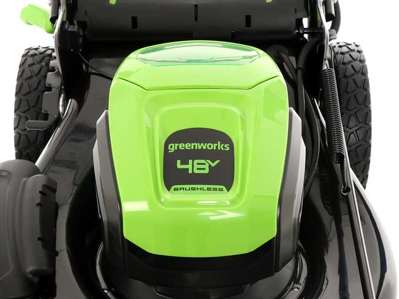 Greenworks GD48LM46SPIIK4 - Battery-powered self-propelled lawnmower - 48V/4Ah - Cutting width 46 cm